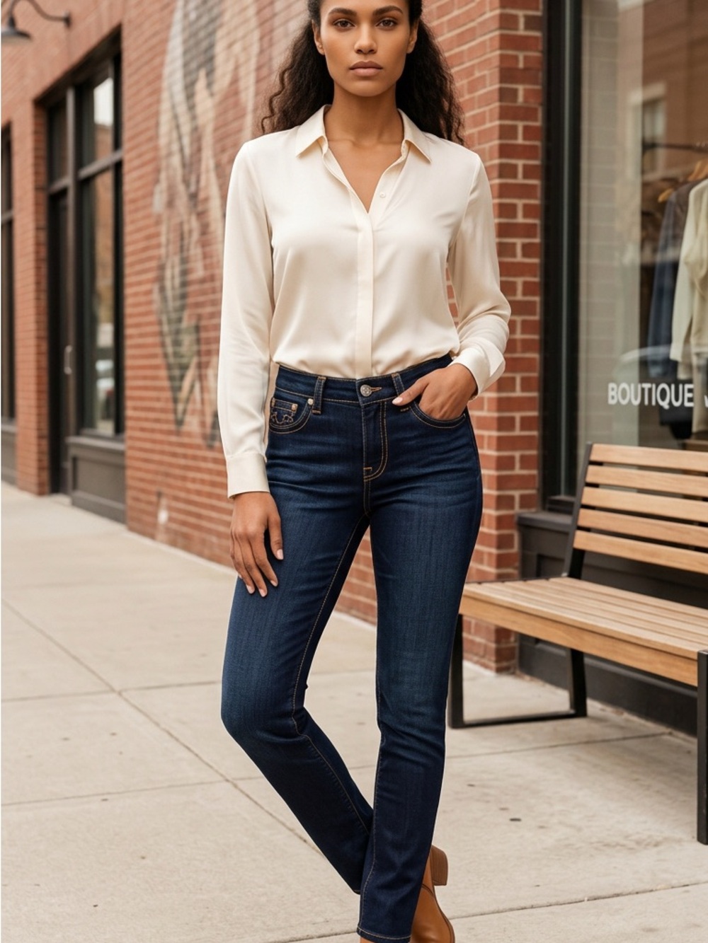 True Religion Skinny Jeans in Dark Indigo